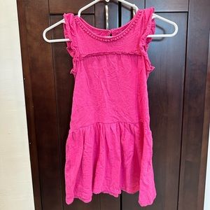 Girl size 6 pink summer dress